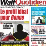 Une des journaux du mercredi 05 juillet 2023