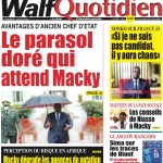 Une des journaux du vendredi 07 Juillet 2023