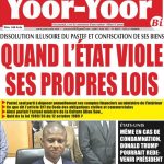 Une des journaux du jeudi 03 août 2023