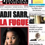 Une des journaux du mercredi 09 août 2023