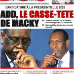 Une des journaux du jeudi 14 septembre 2023