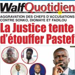 Une des journaux du samedi 16 septembre 2023