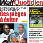 Une des journaux du lundi 25 septembre 2023