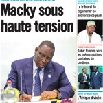 Une des journaux du mardi 10 octobre 2023
