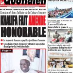 Une des journaux du mercredi 11 octobre 2023