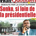 Une des journaux du samedi 07 octobre 2023