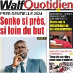 Une des journaux du samedi 14 octobre 2023