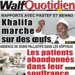 Une des journaux du mardi 17 octobre 2023