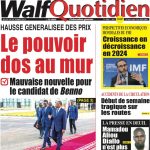 Une des journaux du jeudi 19 octobre 2023