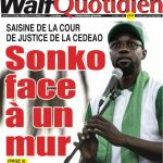 Une des journaux du mardi 31 octobre 2023
