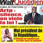 Une des journaux du jeudi 23 novembre 2023