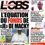 Une des journaux du vendredi 24 2023