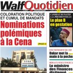 Une des journaux du lundi 06 novembre 2023