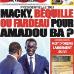 Une des journaux du mercredi 08 novembre 2023