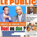 Une des journaux du lundi 08 janvier 2024