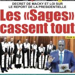 Une des journaux du vendredi 16 février 2024