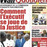 Une des journaux du jeudi 15 février 2024