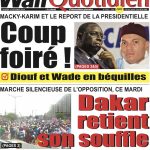 Une des journaux du mardi 13 février 2024