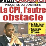 Une des journaux du mardi 05 mars 2024