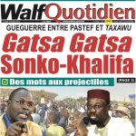 Une des journaux du lundi 04 mars 2024