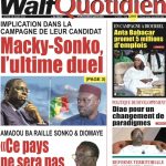 Une des journaux du lundi 18 mars 2024
