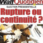 Une des journaux du samedi 23 mars 2024
