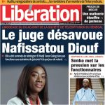 Une des journaux du samedi 13 avril 2024