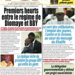 Une des journaux du lundi 22 avril 2024
