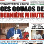 Une des journaux du vendredi 19 avril 2024