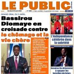 Une des journaux du vendredi 05 avril 2024