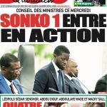 Une des journaux du mercredi 17 avril 2024