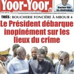 Sénégal : Une des journaux du jeudi 02 mai 2024