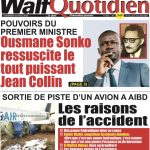 Une des journaux Sénégalais du vendredi 10 mai 2024