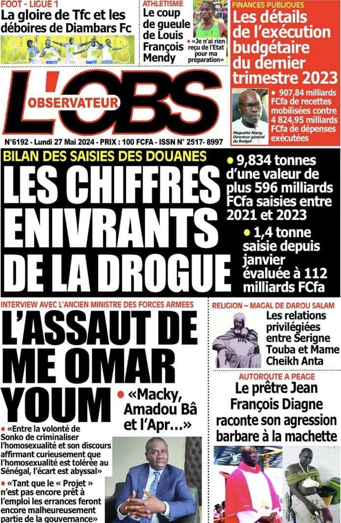 Unes des journaux du lundi 27 mai 2024