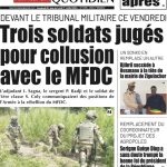 Une des journaux du vendredi 28 juin 2024