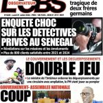 Une des journaux du lundi 1er juillet 2024