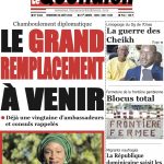 Une des journaux du vendredi 09 août 2024