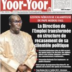 Une des journaux du lundi 12 août 2024