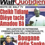 Unes des journaux du mardi 05 novembre 2024