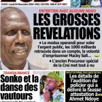 Découvrez les Unes des journaux du lundi 04 novembre 2024