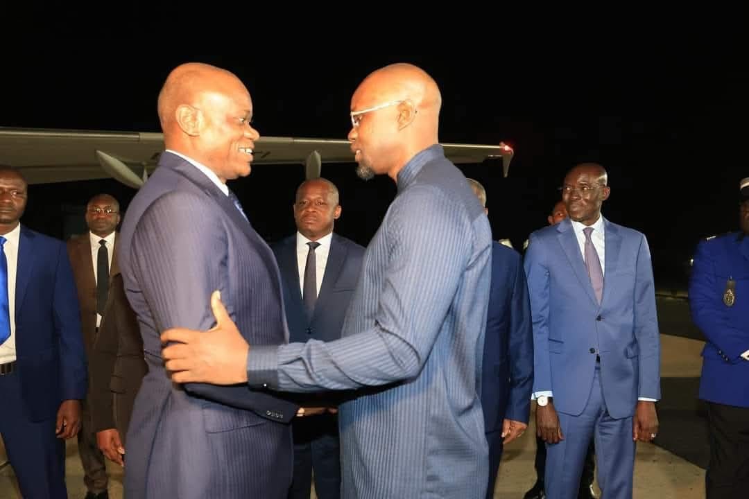 Massacre de Thiaroye : Le Premier Ministre Ousmane Sonko accueille le Président du Gabon