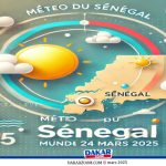 🌞 Météo Sénégal – Mercredi 26 mars 2025 : Chaleur étouffante à l&rsquo;intérieur, plus de douceur sur la côte