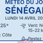 🌤️ Météo du jour à Dakar – Lundi 14 avril 2025