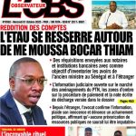 Sénégal / Unes des journaux du mercredi 1er octobre 2025 : menace épidémique, ambitions politiques et exploits sportifs